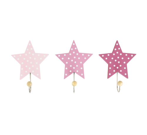 JaBaDaBaDo Hooks Star Pink