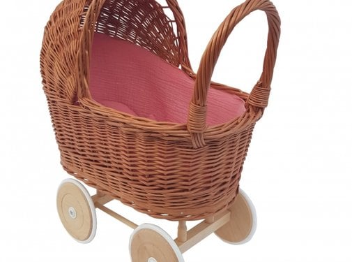 Hollie Doll Pram Old Pink