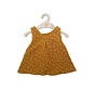 Doll Dress Ocher Dots