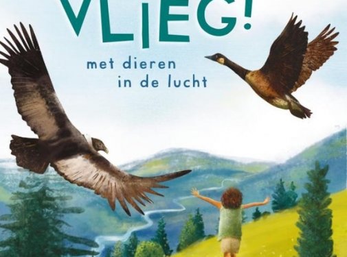 Lemniscaat Ik vlieg! met dieren in de lucht