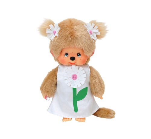 Monchhichi Plush Doll Flower Margaret Dress