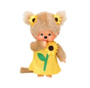 Monchhichi Knuffel Pop Meisje Zonnebloem 20 cm