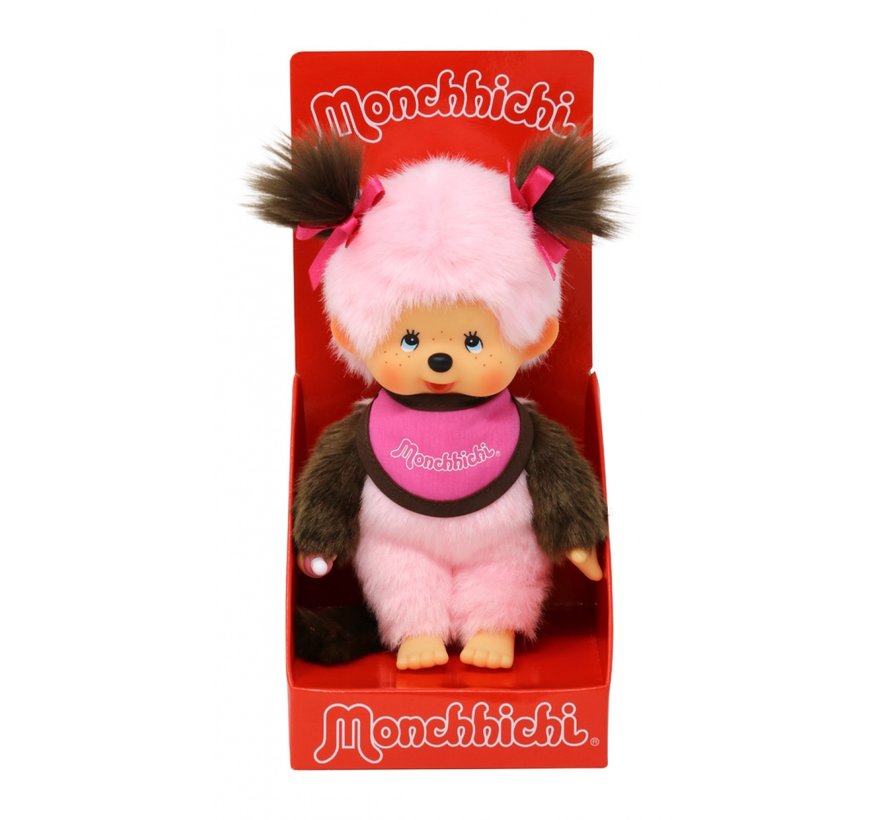 Knuffel Pop Bicolor Meisje Roze 20 cm