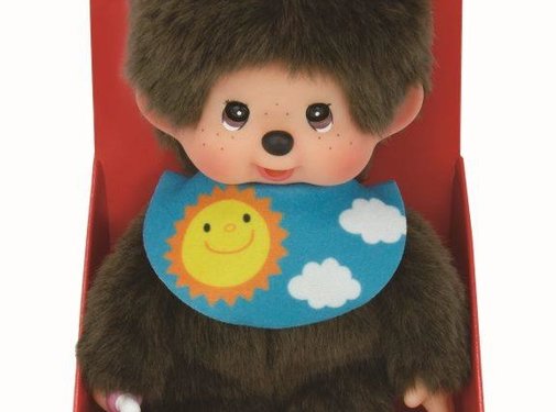 Monchhichi Knuffel Pop Meisje met Slab 20 cm