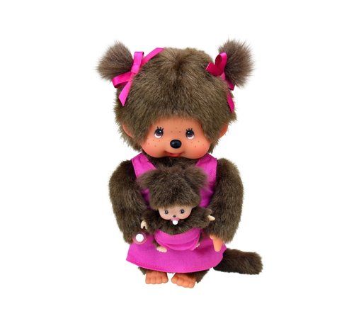 Monchhichi Plush Doll Mothercare with Baby