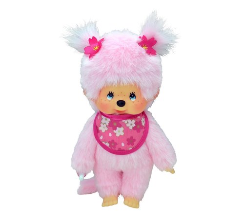 Monchhichi Knuffel Pop Meisje Cherry Blossom 20 cm