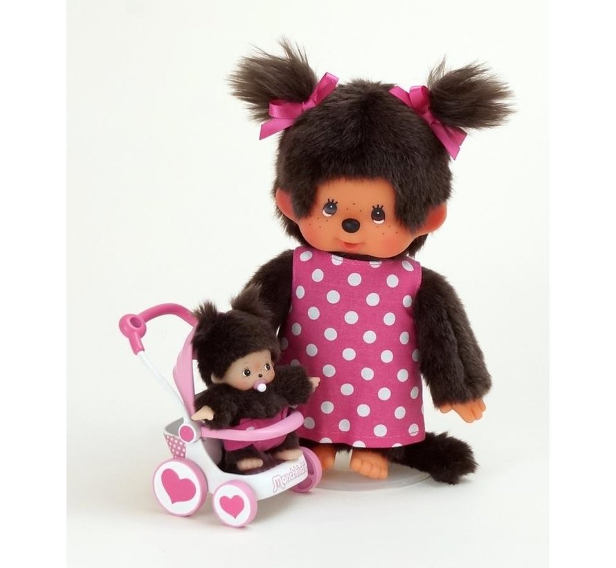 Knuffel Pop Mothercare met Wandelwagen 20 cm