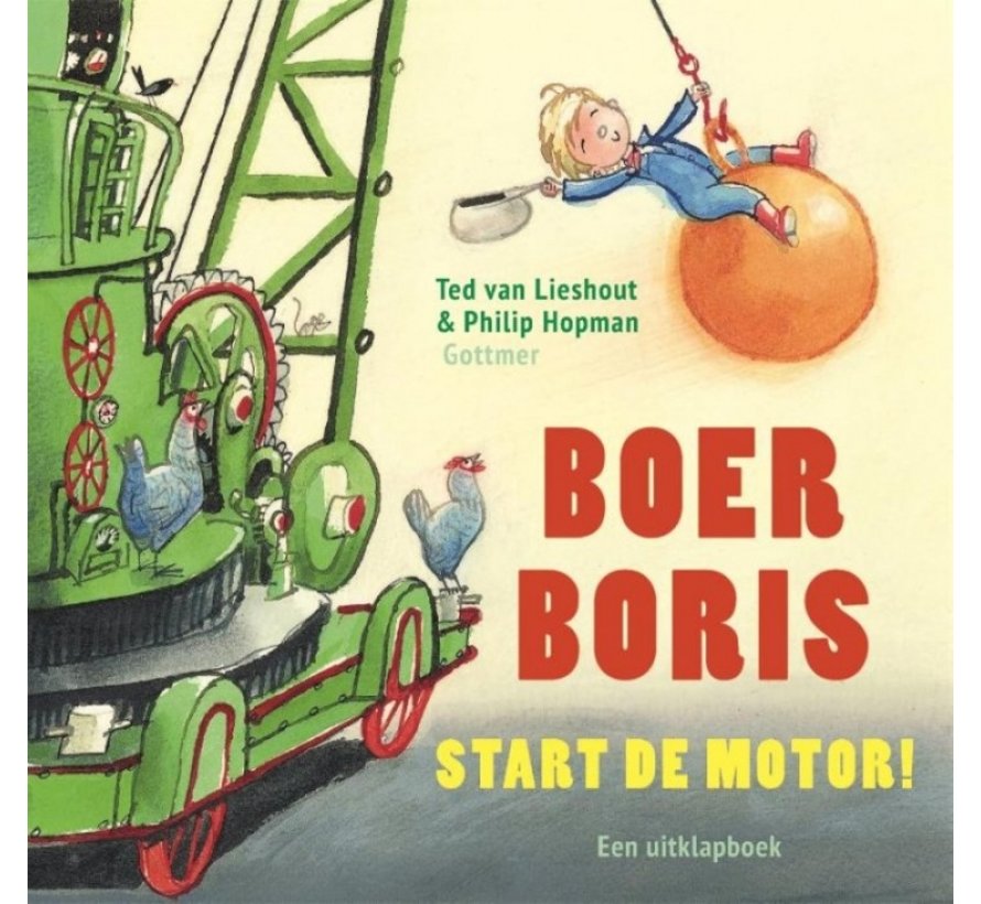 Boer Boris, Start de Motor! (uitklapboek)