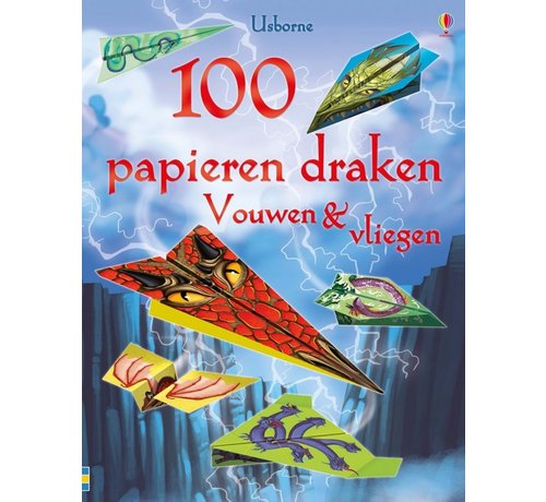 Uitgeverij Usborne Vouwen & vliegen 100 papieren draken