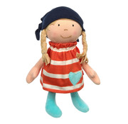 sigikid Soft Doll With Dress Orange