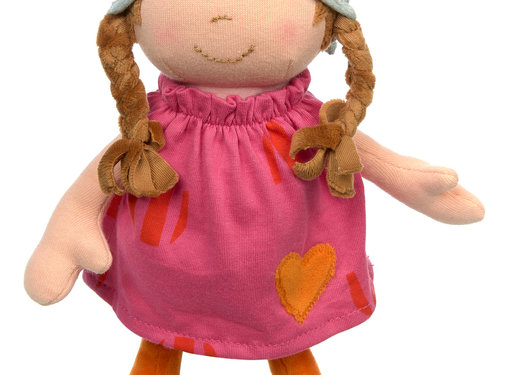 sigikid Soft Doll With Dress Pink