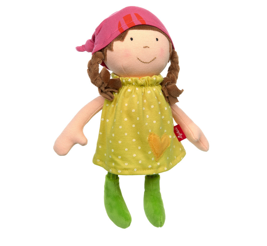 Soft Doll With Dress Yellow