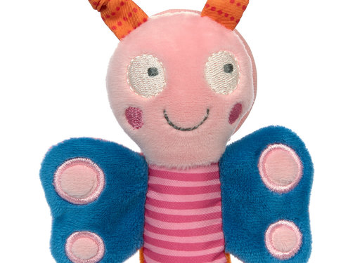 sigikid Grijpfiguur Vlinder Red Stars