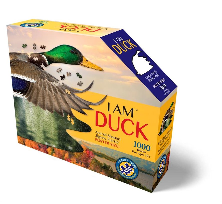 Puzzel Eend I AM Duck Poster Size 1000 pcs