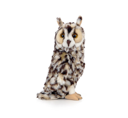 Living Nature Stuffed Animal Long Eared Owl 27 cm