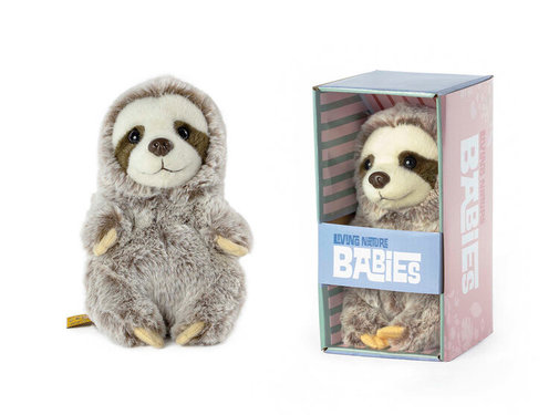 Living Nature Stuffed Animal Babies Sloth 17 cm