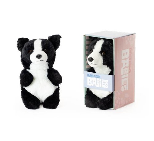 Living Nature Knuffel Babies Border Collie 17 cm