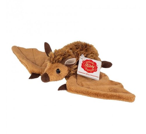 Hermann Teddy Stuffed Animal Bat Brown