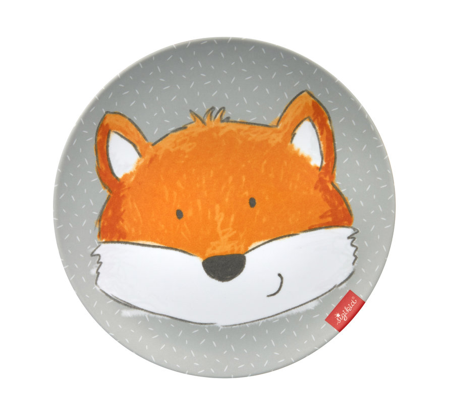 Melamine Plate Fox