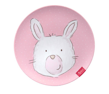 sigikid Bord Melamine Konijn Roze