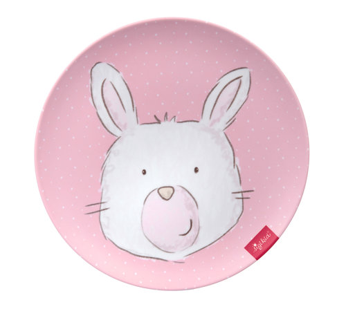 sigikid Melamine Plate Konijn Pink