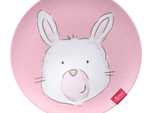 sigikid Melamine Plate Konijn Pink