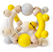 Hess Rattle Wood Nature Ball Yellow