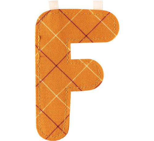 Lilliputiens Stoffen Letter F