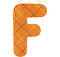 Stoffen Letter F