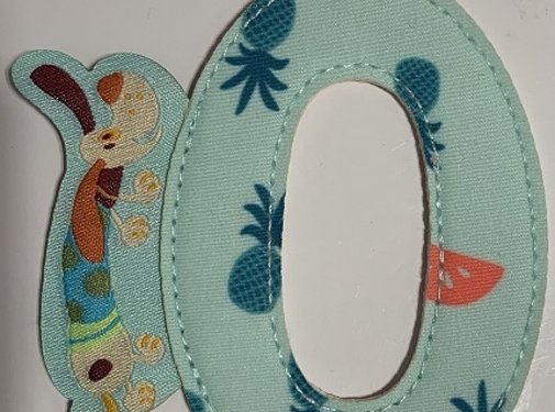 Lilliputiens Stoffen Letter O hond