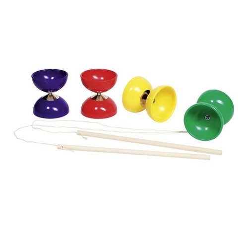 GOKI Diabolo with 2 Wooden Sticks and String