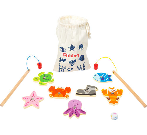 Small Foot Catching Fish Travel Game