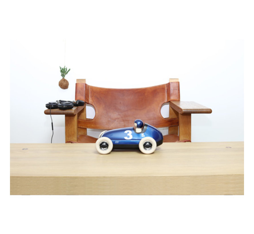 Auto Bruno Racing Car Metallic Blue