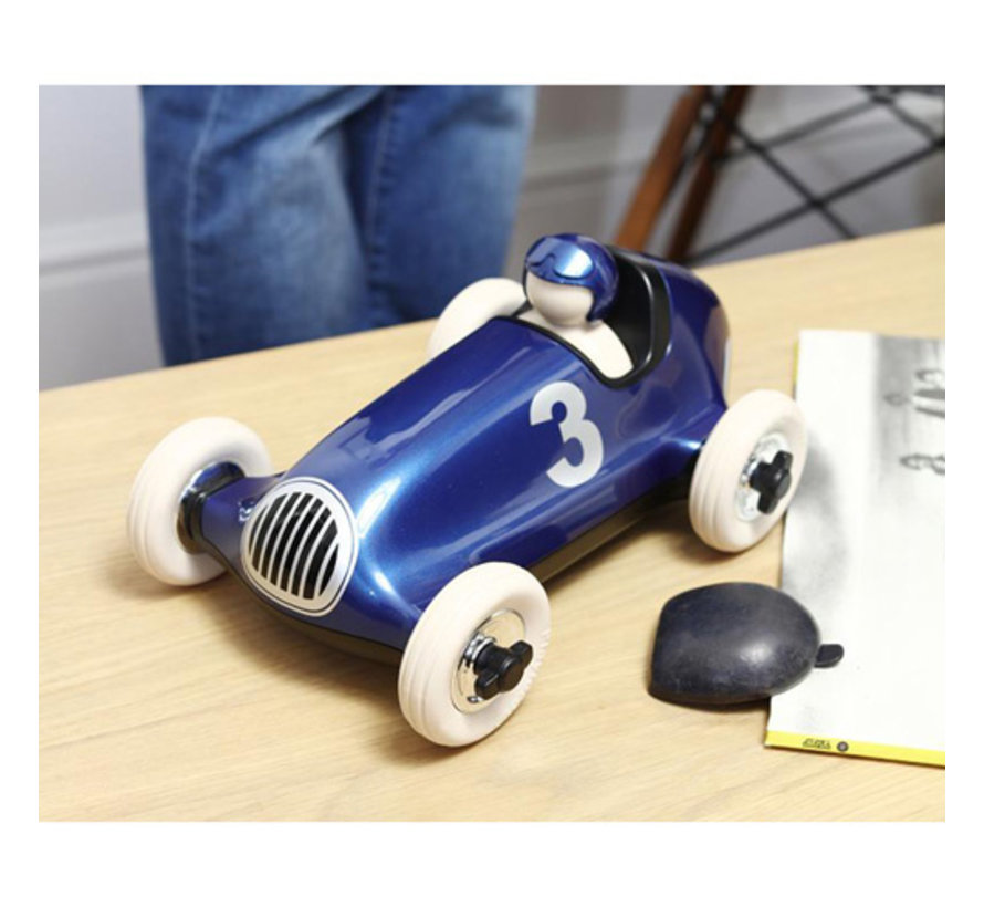 Auto Bruno Racing Car Metallic Blue