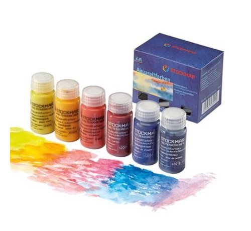 Stockmar Watercolor Paints 20 ml Basic Set 6-pcs