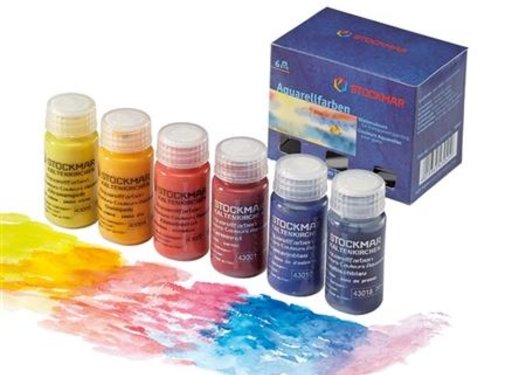 Stockmar Watercolor Paints 20 ml Basic Set 6-pcs