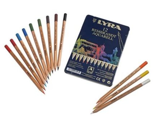 Lyra Rembrandt Aquarel Potloden Blik 24-delig
