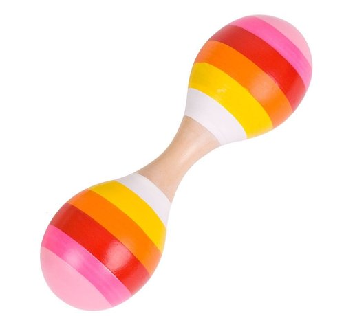 Bigjigs Twin Maraca Pink