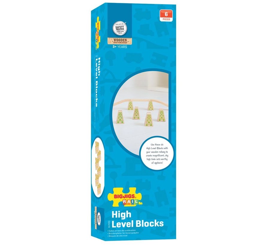 High Level Blocks (Pack of 6)