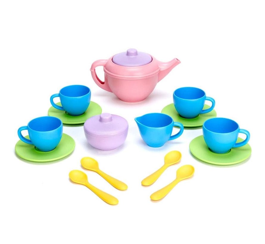 Tea Set Pink Teapot