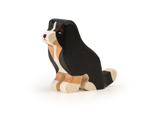 Trauffer Berner Sennenhond Zittend Groot