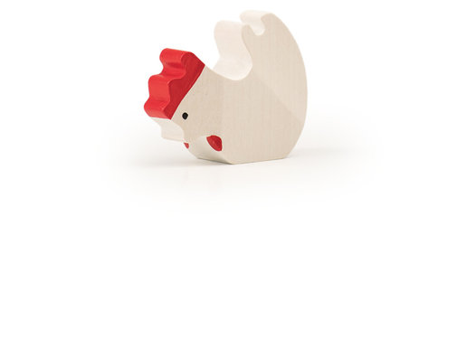 Trauffer Hen Eating White