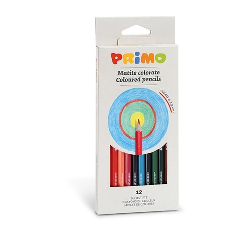 Primo Coloured pencils 12 hexagonal