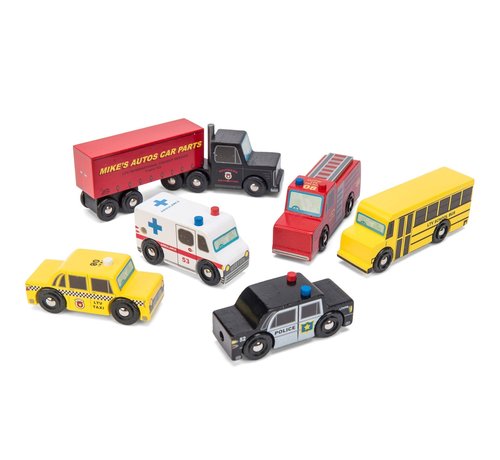 Le Toy Van New York Car Set Wood