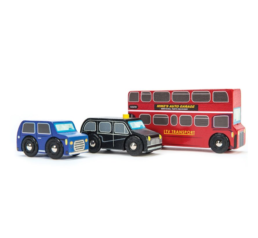 Little London Vehicle Set Hout