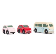 Le Toy Van Retro Metro Car Set Wood