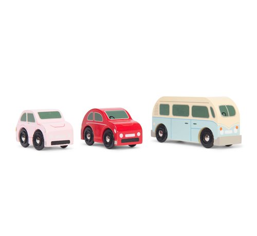 Le Toy Van Retro Metro Car Set Hout