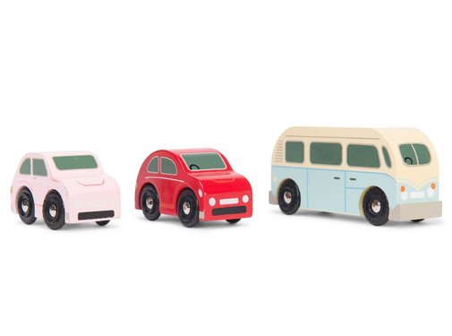 Le Toy Van Retro Metro Car Set Hout