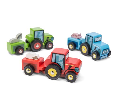 Le Toy Van Tractor Trails Wood