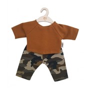 Hollie Doll Pants and Shirt Camouflage Ocher